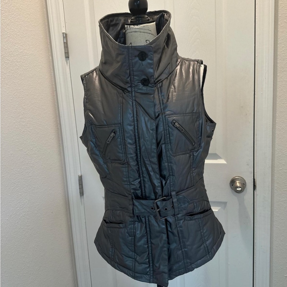 Cripple Creek Women's Quilted Vest Jacket - Gray